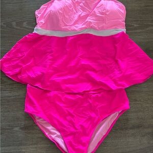 Pink Women’s  tankini Swimwear Set